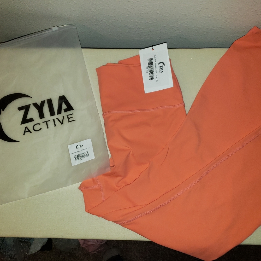 Zyia Coral Moon brilliant hi-rise legging